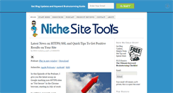 Desktop Screenshot of nichesitetools.com